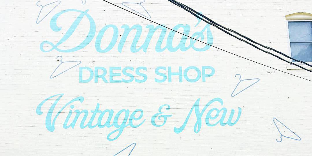 Donna's Dress Shop Wall