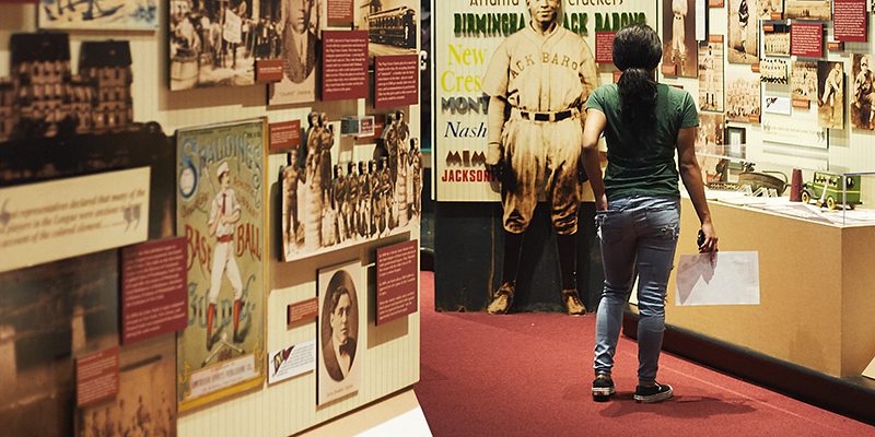 Negro Leagues Baseball Museum Exhibit