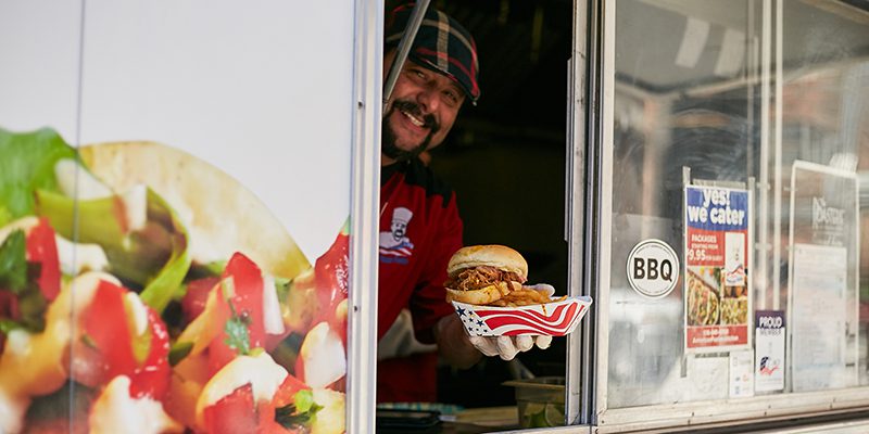 Food truck in the West Bottoms