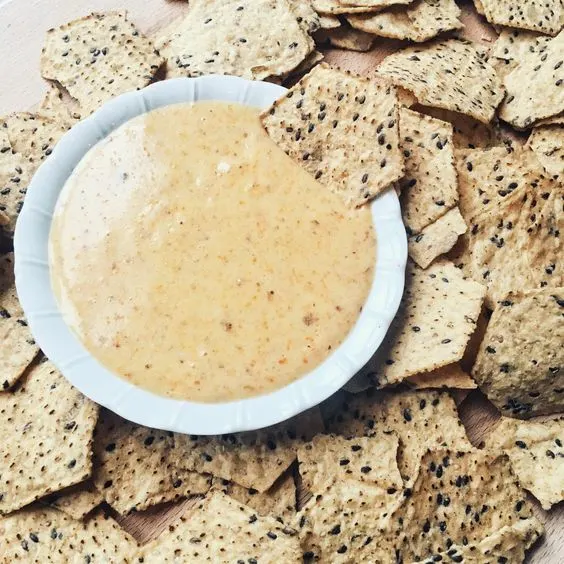 Low-Fat Vegan Nacho Cheese | The Vegan Abroad