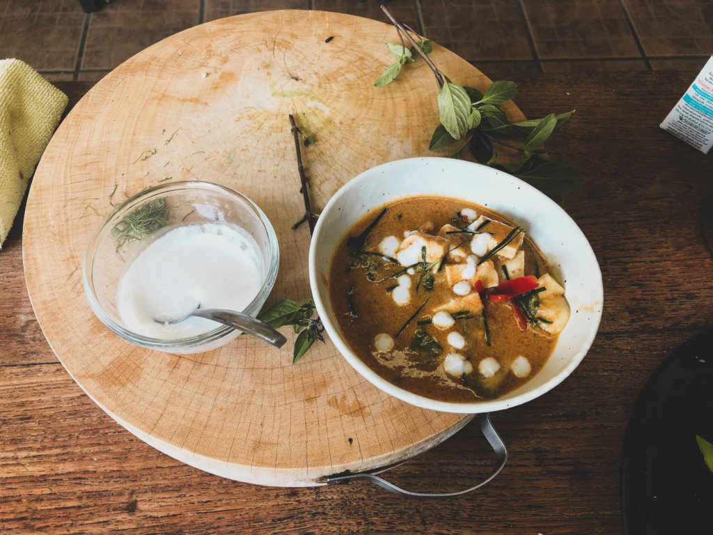 Vegan Red Curry | Cooking class in Chiang Mai, Thailand