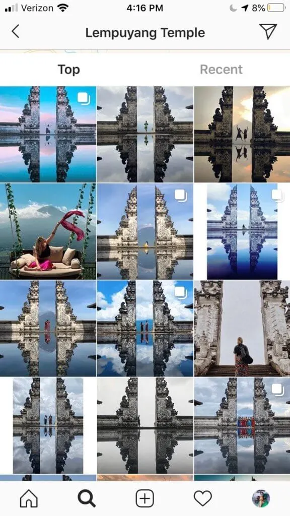 Bali's Gate of Heaven Instagram