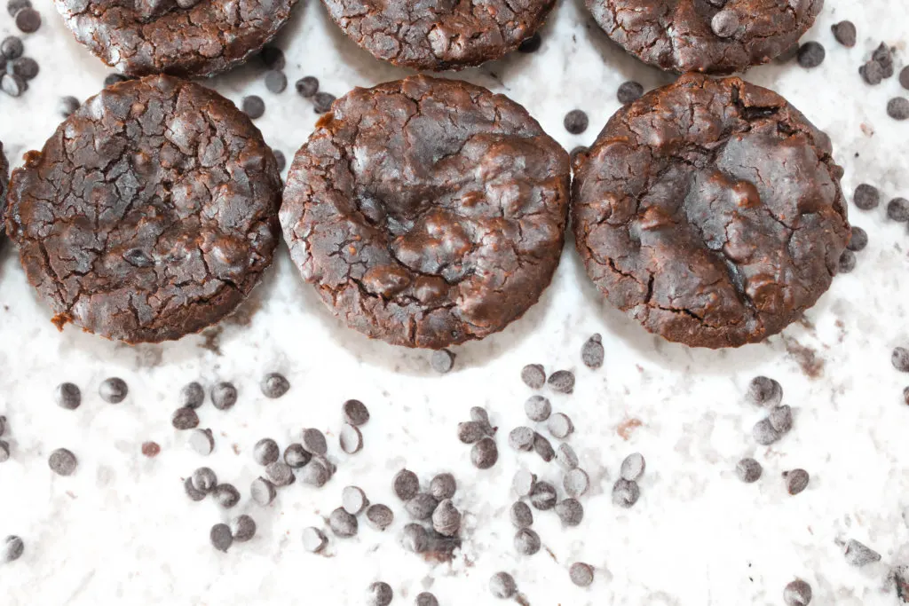 Vegan Black Bean Brownie Muffins