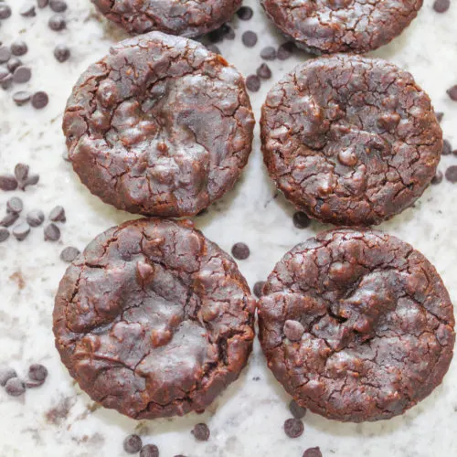 Vegan Black Bean Brownie Muffins