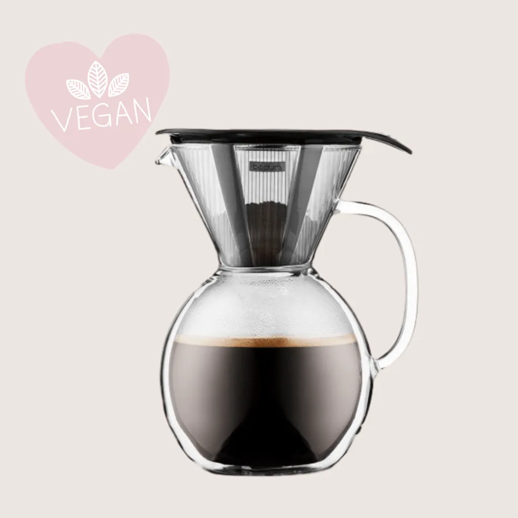 Bodum Pour Over Coffee Maker | Vegan Christmas Gift Guide