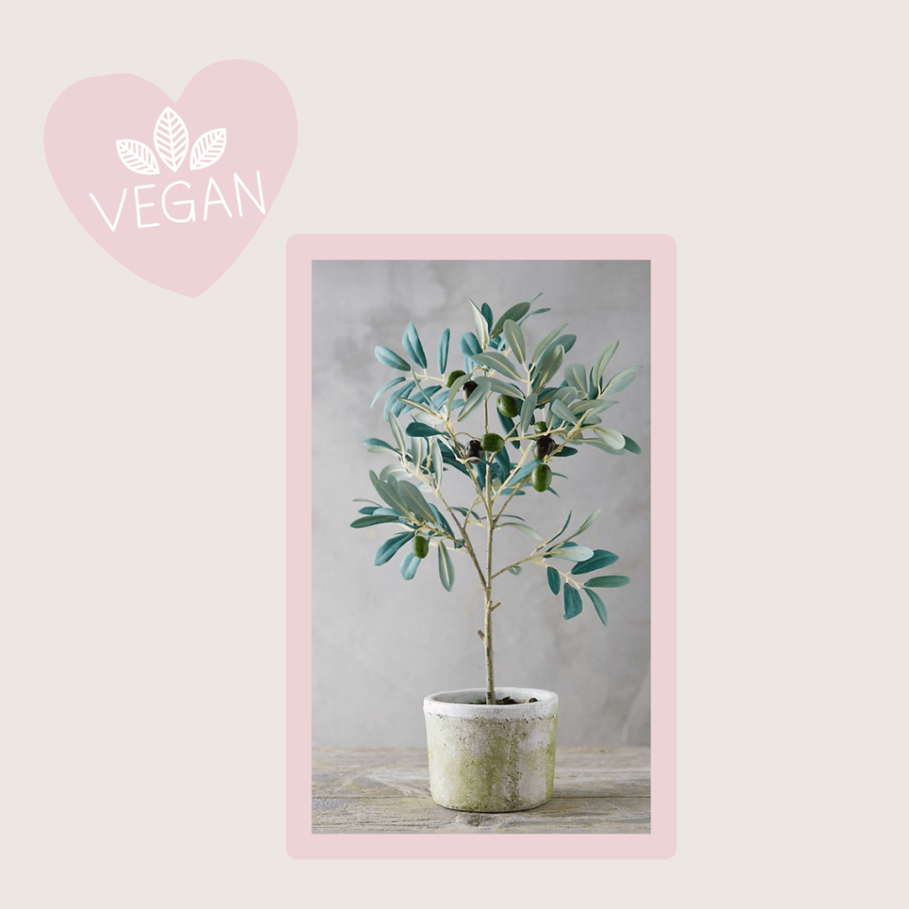 Faux Olive Tree | Vegan Christmas Gift Ideas for the Home