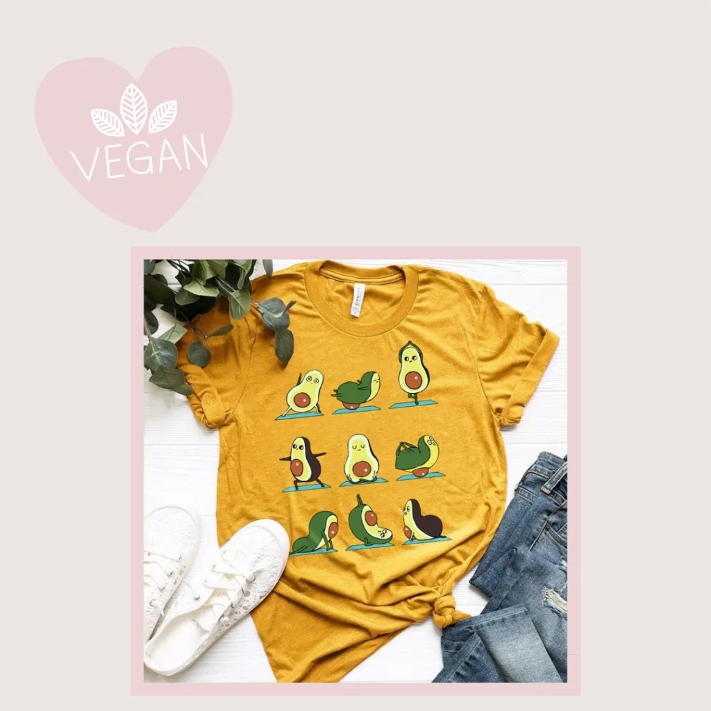 Yoga Avocado Shirt | Vegan Gifts for Girls