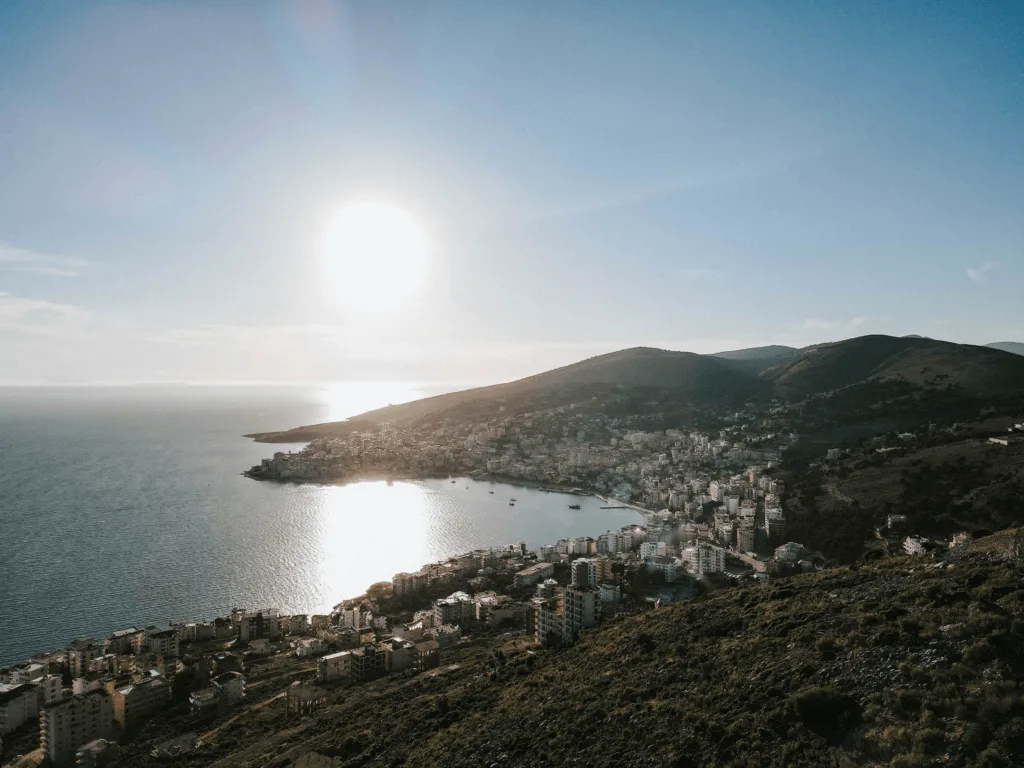 View from Lekuresi Castle