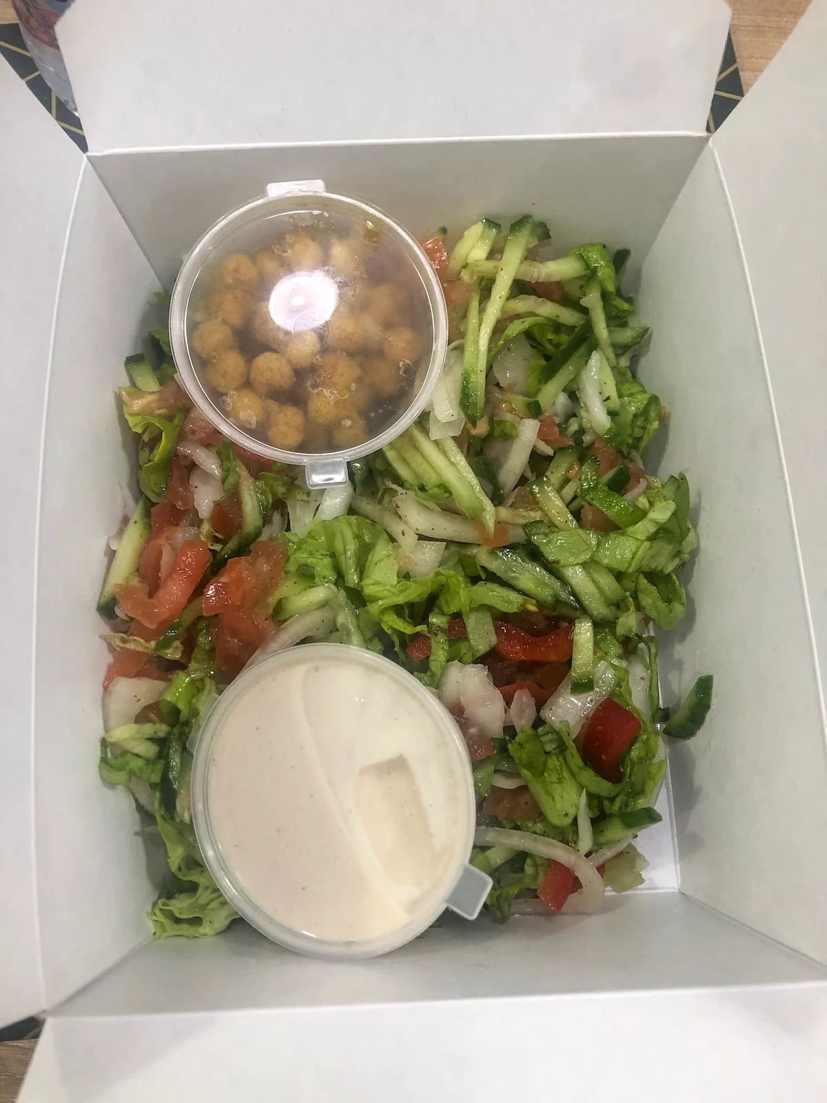 Falafel house salad