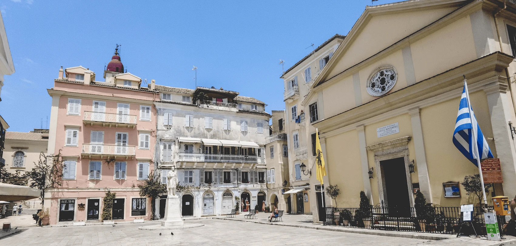 Old Town Corfu Greece