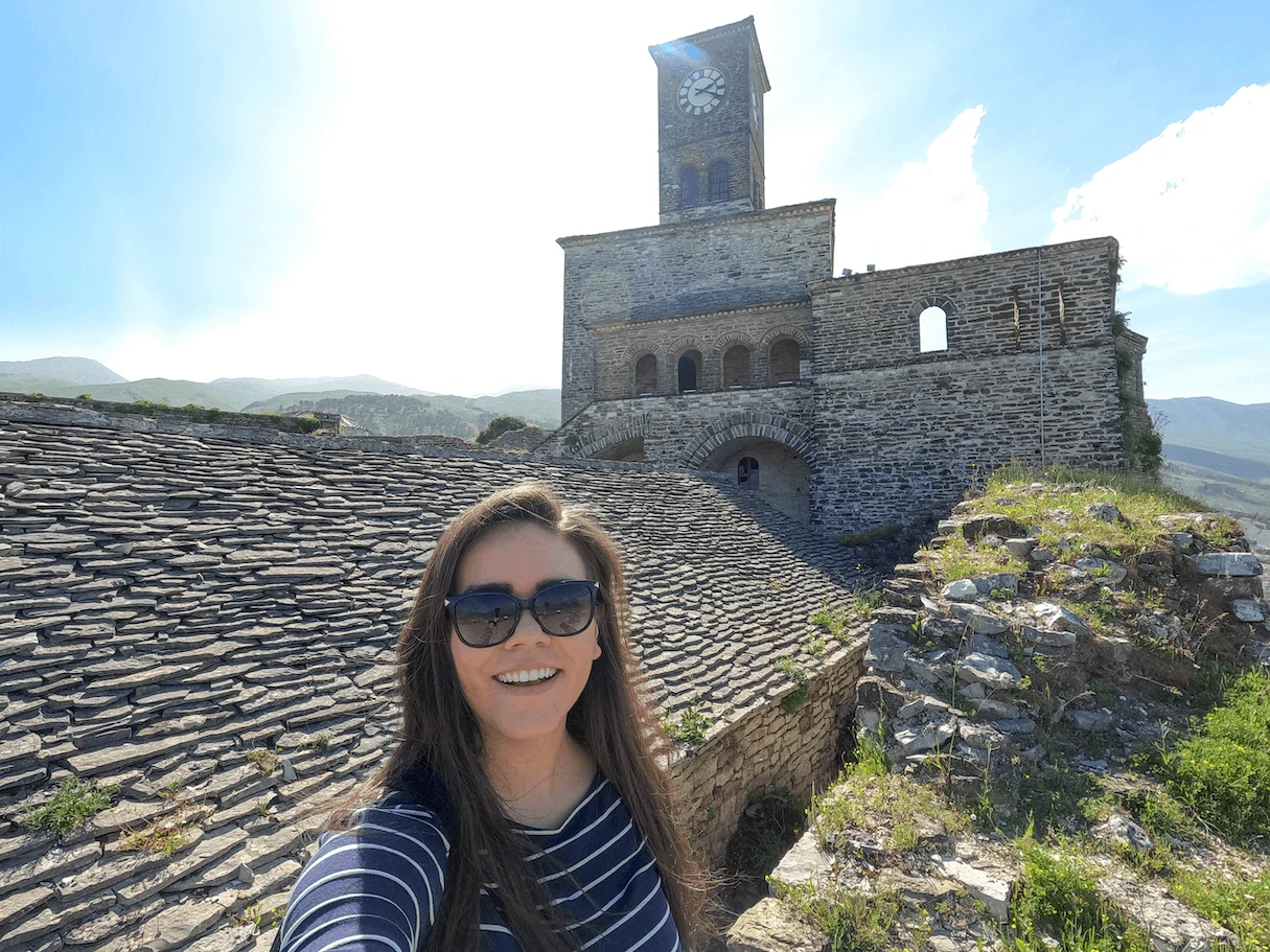 Selfie at Gjirokaster Castle