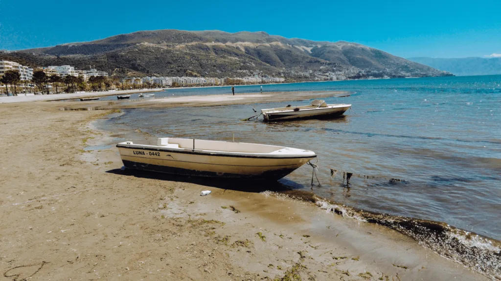 boats in vlore, albania