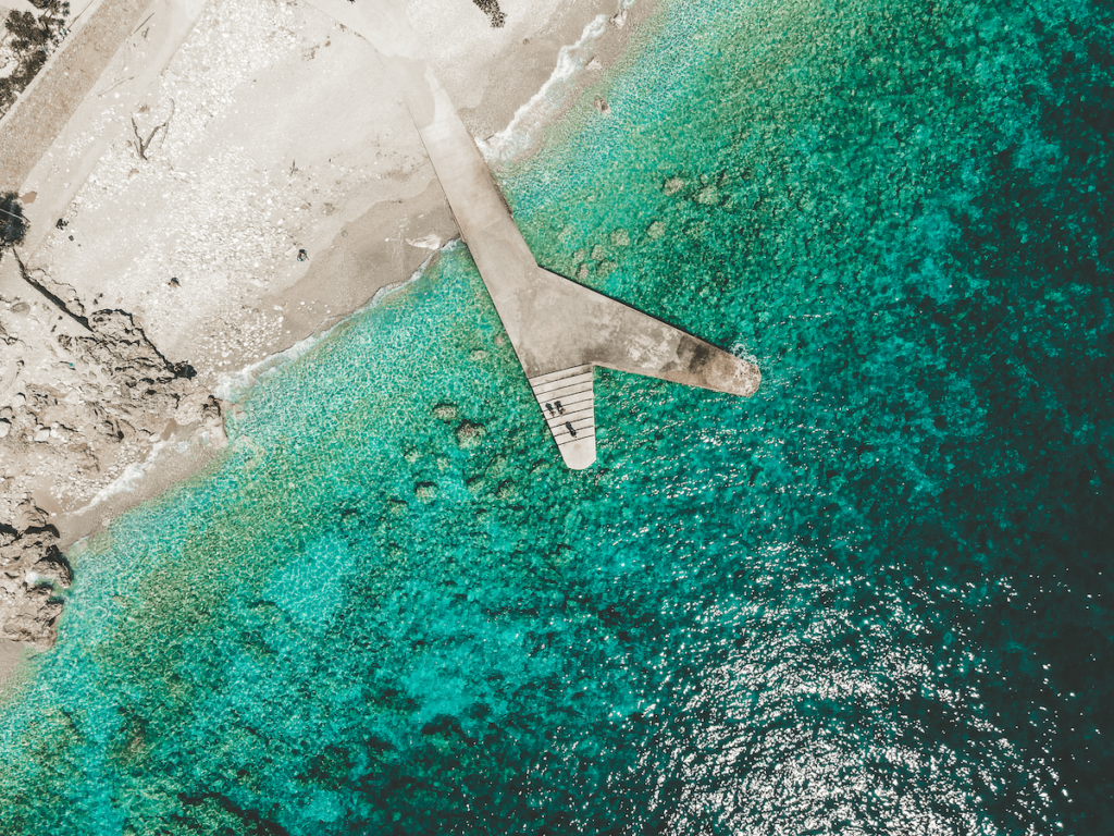 Dhermi Beach in Dhermi Albania