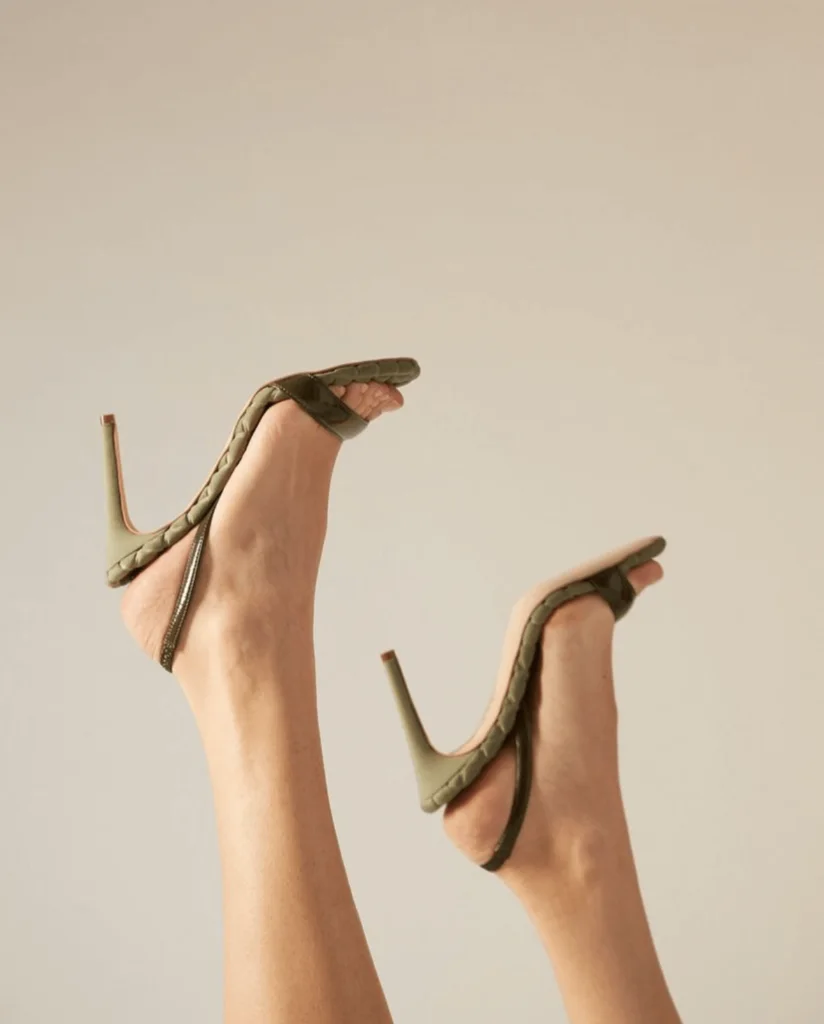 Aera green high heels